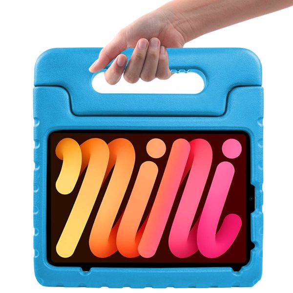 imoshion Kidsproof Backcover met handvat iPad Mini 7 (2024) / iPad Mini 6 (2021) - Blauw