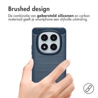 imoshion Brushed Backcover Xiaomi Redmi Note 14 Pro (4G) - Donkerblauw