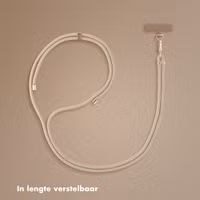 Selencia Universeel telefoonkoord - Beige