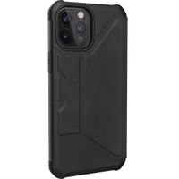 UAG Metropolis Bookcase iPhone 12 Pro Max - Leather Black