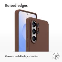 Accezz Liquid Silicone Back Cover with MagSafe Samsung Galaxy S26 Ultra - New Tea Brown
