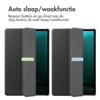 imoshion Trifold Bookcase Samsung Galaxy Tab S10 Plus / Tab S9 FE Plus / Tab S9 Plus - Zwart