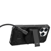 UAG Draadloze oplaadpad met stand - Geschikt voor MagSafe en Qi2 - 15 Watt - Zwart / Carbon