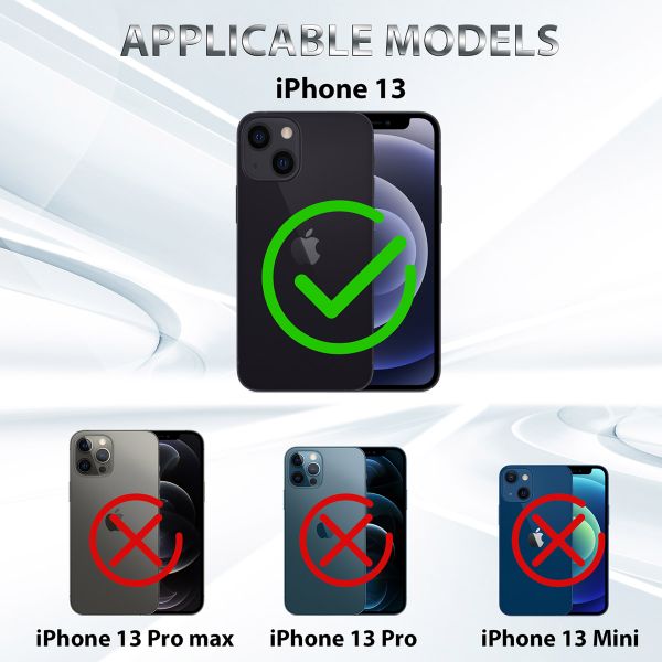 Redpepper Dot Plus Waterproof Backcover Apple iPhone 13 - Zwart