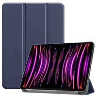 imoshion Trifold Bookcase Apple iPad Pro 12.9 (2018/2020/2021/2022) - Donkerblauw