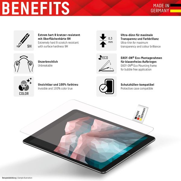 Displex Glass Screenprotector Apple iPad Pro 12.9 (2018/2020/2021/2022)