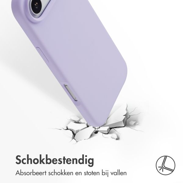 Accezz Liquid Silicone Backcover met MagSafe Apple iPhone Air - Paars