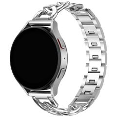 Selencia Chain bandje  - Universeel 20 mm aansluiting - Zilver