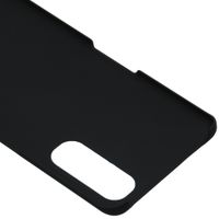 Effen Backcover Oppo Find X2 - Zwart