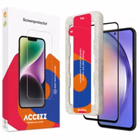 Accezz Gehard Glas Full Cover Screenprotector met applicator Samsung Galaxy A54 / S23 FE - Transparant