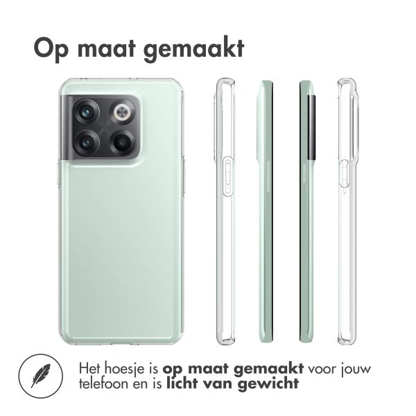 Accezz Clear Backcover OnePlus 10T - Transparant