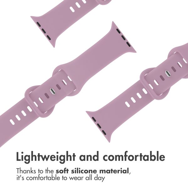 imoshion Silicone⁺ Strap Apple Watch | 44/45/46/49 mm - Size M/L - Mauve
