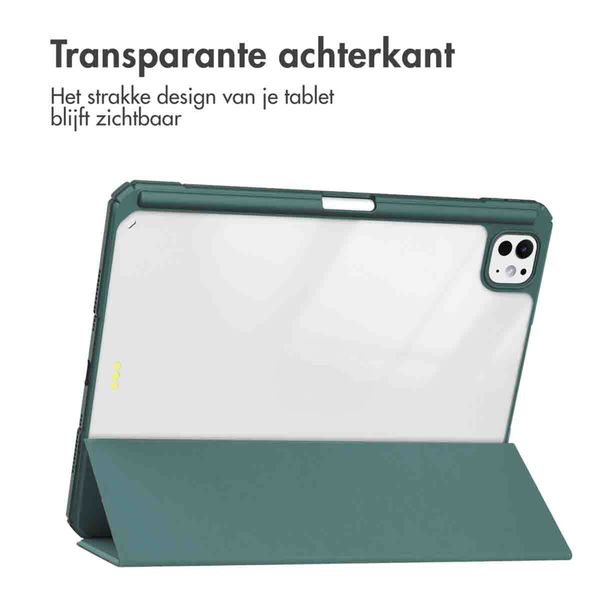 imoshion Trifold Hardcase Bookcase Apple iPad Pro 13 (2025) M5 / (2024) M4 - Groen