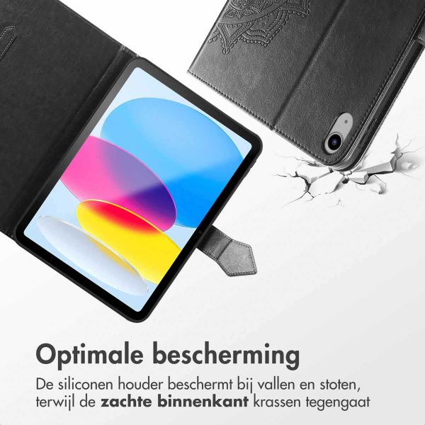 imoshion Mandala Bookcase Apple iPad 11 (2025) 11 inch / iPad 10 (2022) 10.9 inch - Zwart