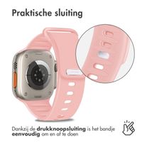 imoshion Siliconen bandje Apple Watch Series 1-10 / SE / Ultra (2) - 42/44/45/46/49 mm - Roze