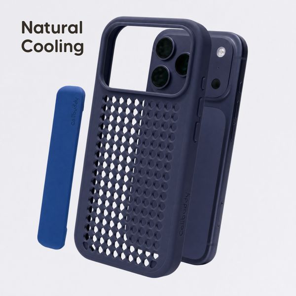 Callbuddy Hoesje met Strap Apple iPhone 17 Pro - Deep Marine