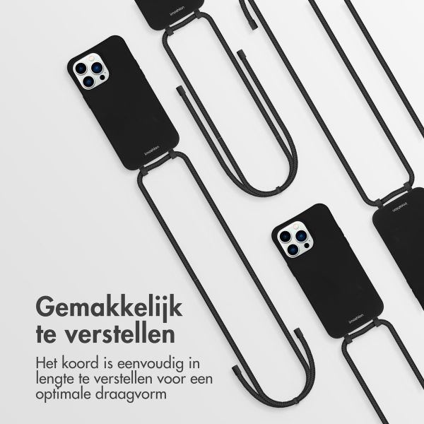 imoshion Color Backcover met afneembaar koord Apple iPhone 14 Pro Max - Zwart