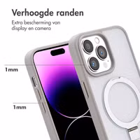 Accezz Ring Stand Backcover met MagSafe Apple iPhone 14 Pro Max - Grijs