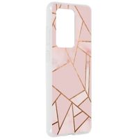 Design Backcover Samsung Galaxy S20 Ultra - Grafisch Roze / Koper