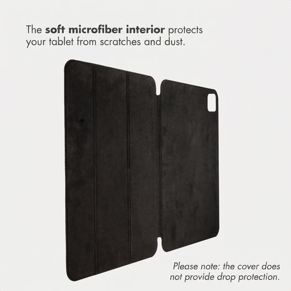 Accezz Leather Trifold Bookcase Apple iPad Pro 13 (2025) M5 / (2024) M4 - Black