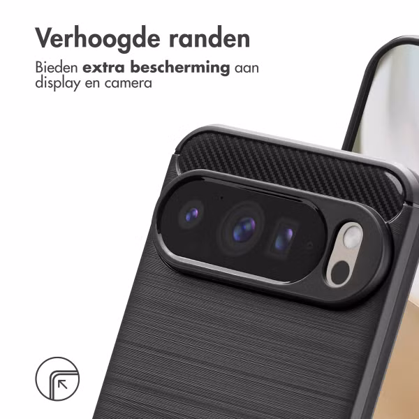 imoshion Brushed Backcover Google Pixel 10 Pro XL - Zwart