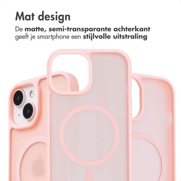 imoshion Color Guard Backcover met MagSafe iPhone 15 - Lichtroze