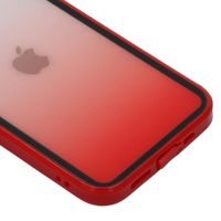 Gradient Backcover iPhone 12 (Pro) - Rood