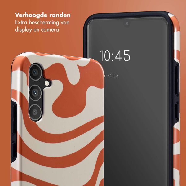 Selencia Vivid Tough Backcover Samsung Galaxy A34 (5G) - Dream Swirl Orange