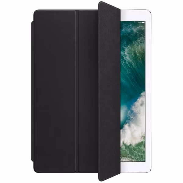 Apple Leather Smart Apple iPad Pro 12.9 (2015) - Zwart