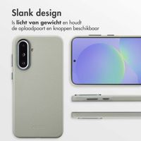 Accezz MagSafe Leather Backcover Samsung Galaxy A36 / A56 - Light Grey