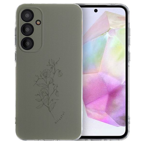 imoshion Design hoesje Samsung Galaxy A35 - Floral Green