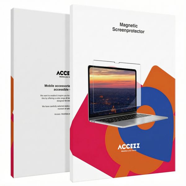 Accezz Magnetische Screenprotector Apple MacBook Air 15 inch (2023 / 2024 M3 / 2025 M4 / 2026 M5)