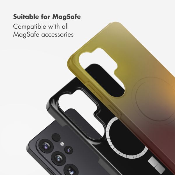 Selencia Vivid Back Cover with MagSafe Samsung Galaxy S26 Ultra - Gradient Olive Dust