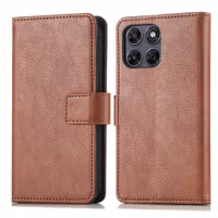 imoshion Luxe Bookcase Motorola Moto G77 - Bruin