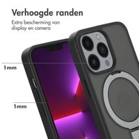 Accezz Ring Stand Backcover met MagSafe Apple iPhone 13 Pro - Zwart