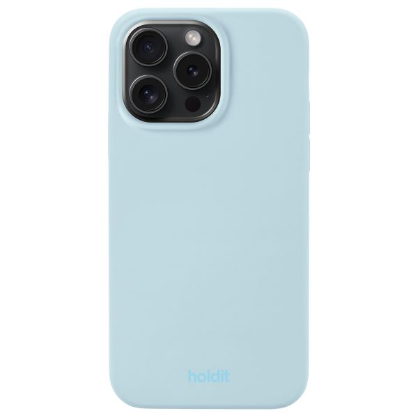 Holdit Silicone Case iPhone 14 Pro Max - Mineral Blue