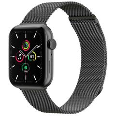 imoshion Milanees magnetisch bandje Apple Watch Series 1 - 9 / SE (38/40/41 mm) | Series 10 / 11 (42 mm) - Maat M - Space Grey