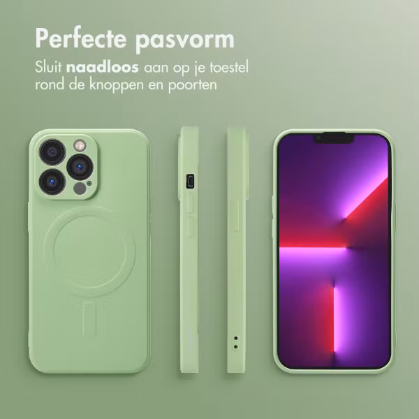 imoshion Color Backcover met MagSafe Apple iPhone 13 Pro - Groen