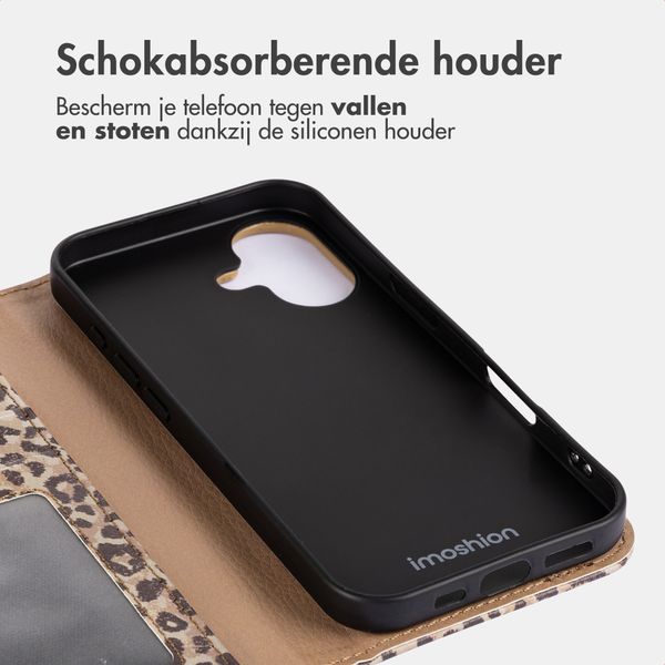imoshion Design Bookcase Apple iPhone 16 - Leopard Mood