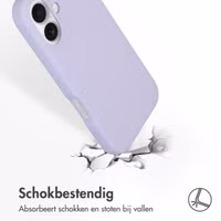 Accezz Liquid Silicone Backcover met MagSafe Apple iPhone 16 - Paars