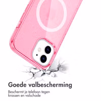 imoshion Sparkle Backcover met MagSafe Apple iPhone 12 (Pro) - Glitter Roze