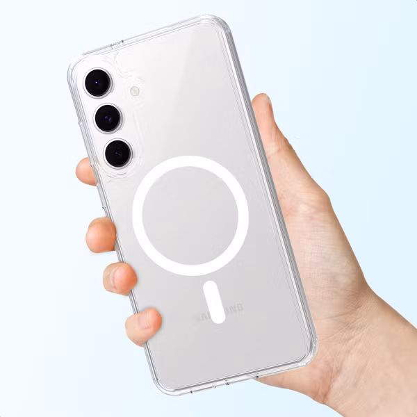 Accezz Xtreme Impact Backcover met MagSafe Samsung Galaxy S25 FE - Transparant