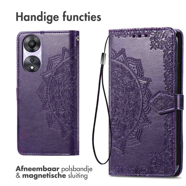 PEIYE Transparant Hoesje Voor Oppo A78 4G - TPU Siliconen, Reliëf Patroon, Draadloos Opladen