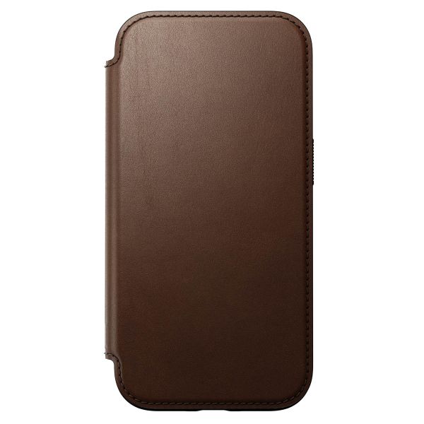 Nomad Modern Leather FolioBookcase Apple iPhone 16 - Bruin