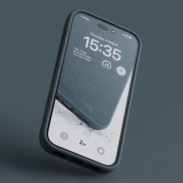 Njorð Collections Fabric Case Apple iPhone 14 Pro Max - Dark Grey