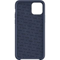 Valenta Luxe Leather Backcover iPhone 11 - Donkerblauw