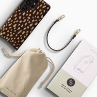 Selencia Nova Real Leather Back Cover with Card Holder Samsung Galaxy S26 Ultra - Fawn Chic