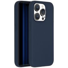 Accezz Liquid Silicone Back Cover with MagSafe Apple iPhone 15 Pro - Dark Blue