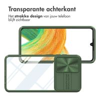 imoshion Camslider Backcover Samsung Galaxy A33 - Donkergroen