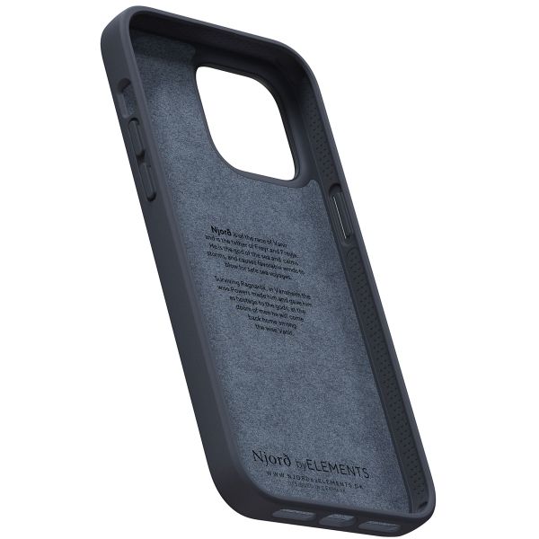 Njorð Collections Genuine Leather Case iPhone 14 Pro Max - Black